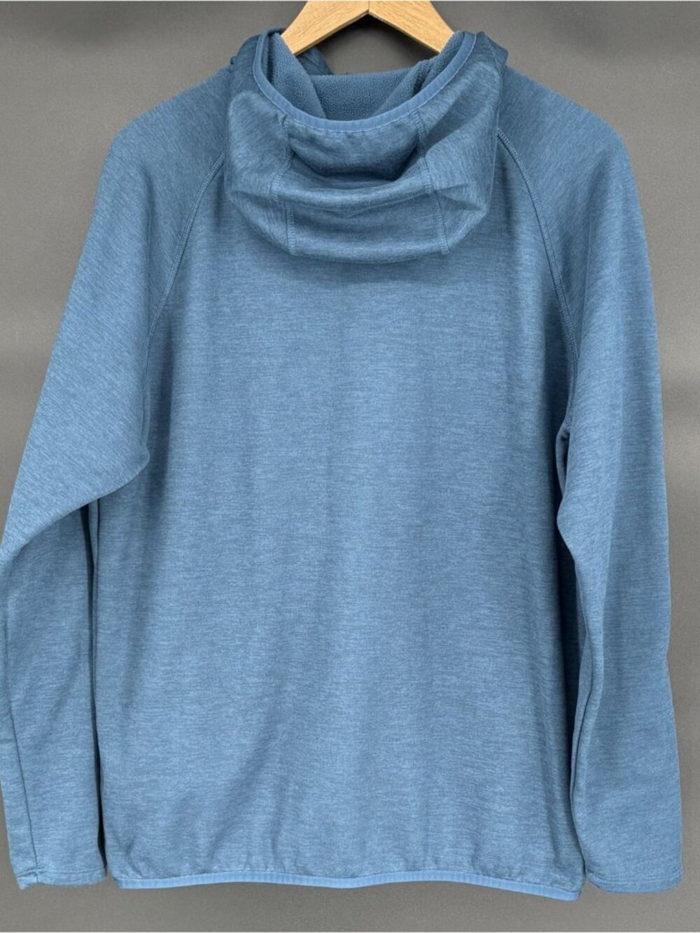 The North Face Men's Full-Zip Hooded Fleece Lined Jacket Large Blue/Teal Outdoor - Picture 2 of 8
